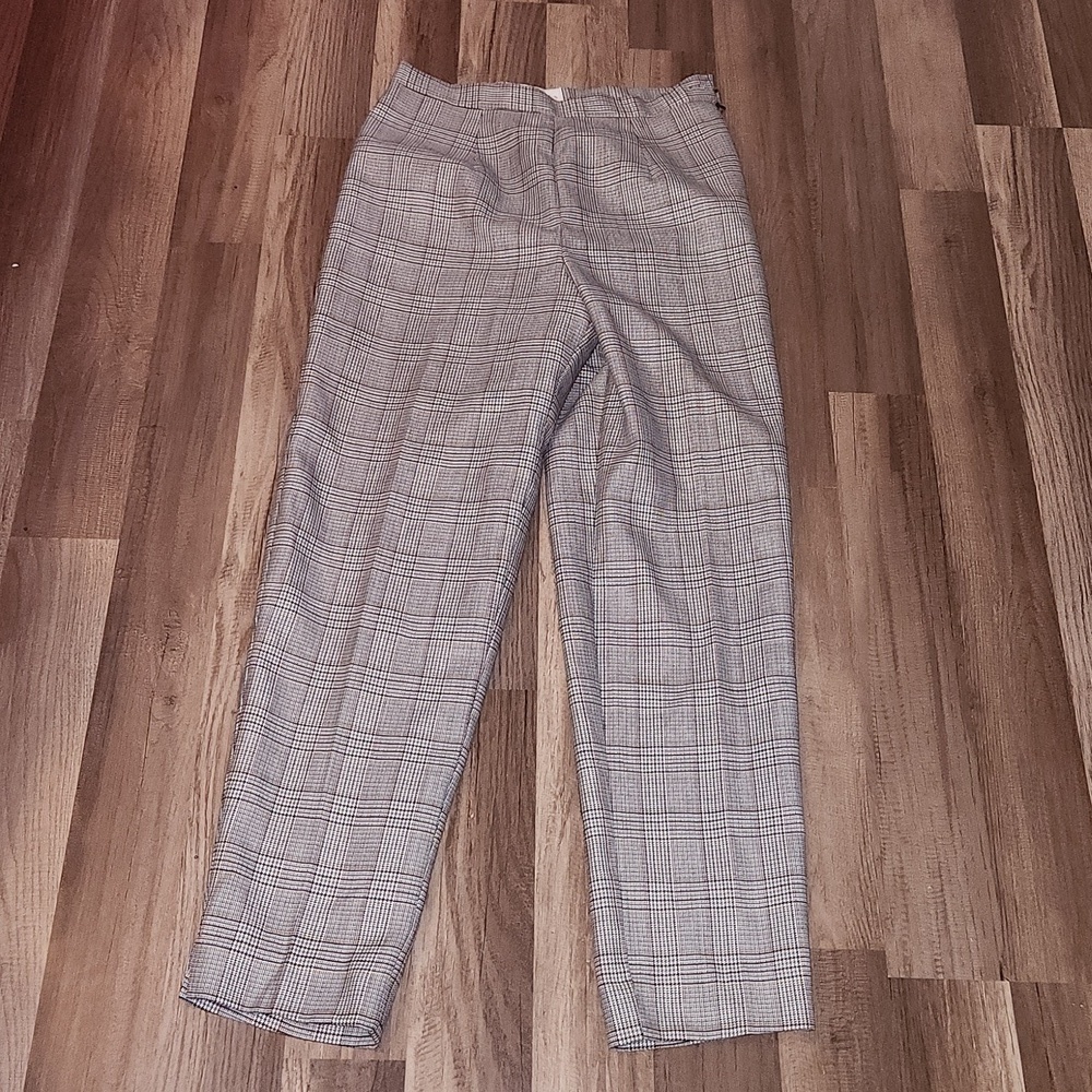 Hillary Charles Plaid Pants size 10 Inseam 30' Vintage